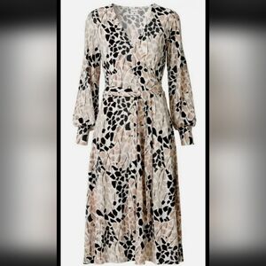 Richard Allan x H&M wrap style midi  dress